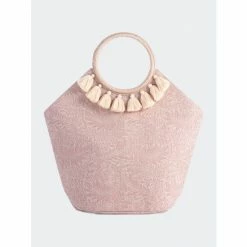 Shiraleah Clara Tote, Blush Handbags