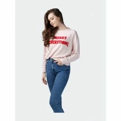 Shiraleah "Merry Everything" Sweatshirt Sweatshirts & Sweaters Blush