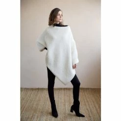 Shiraleah Olsen Poncho Clothing Ivory -Shiraleah Shop unnamed file 466
