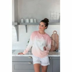 Shiraleah "Sundays" Sweatshirt Sweatshirts & Sweaters Pink -Shiraleah Shop unnamed file 471
