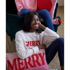 Shiraleah "Merry" Sweatshirt Sweatshirts & Sweaters Blush -Shiraleah Shop unnamed file 5