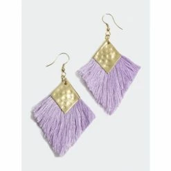 Shiraleah Selma Earrings, Lilac