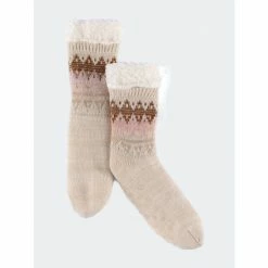 Shiraleah Jules Slipper Socks - Oatmeal Accessories