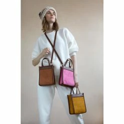 Shiraleah Nieves Mini Cross-Body Bag, Caramel Handbags -Shiraleah Shop unnamed file 613