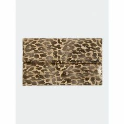 Shiraleah Ty Fold Clutch, Gold Handbags