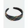 Shiraleah Plaid Headband - Navy Hair