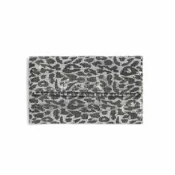 Shiraleah Ty Fold Clutch Handbags Silver