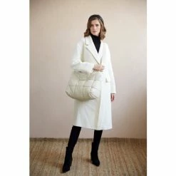 Shiraleah Robin Tote, Ivory Handbags