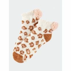 Shiraleah Alma Home Socks - Rust Accessories