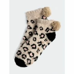Shiraleah Alma Home Socks - Camel Accessories