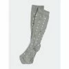 Shiraleah Dots Flight Compression Socks Accessories Grey