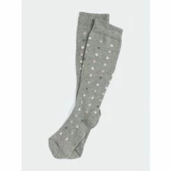 Shiraleah Dots Flight Compression Socks Accessories Grey