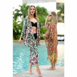 Shiraleah Barbarossa Kimono Cover-Up, Mint Clothing -Shiraleah Shop unnamed file 720