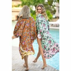 Shiraleah Barbarossa Kimono Cover-Up, Mint Clothing -Shiraleah Shop unnamed file 721