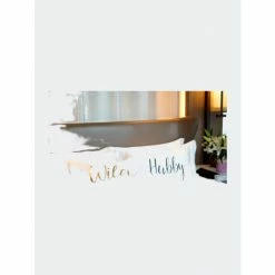 Shiraleah "Hubby/Wifey" Standard Pillow Cases - Set Of 2 Pillows & Pillow Covers Ivory -Shiraleah Shop unnamed file 729