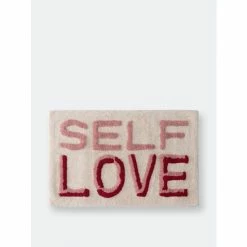 Shiraleah "Self Love" Bath Mat Rugs & Mats Blush