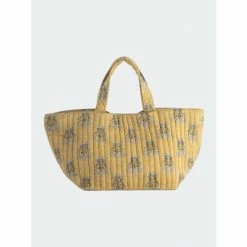 Shiraleah Liberty Top Handle Tote, Yellow Handbags