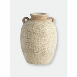 Shiraleah Large Montecito Vase Decorative Accents Terracotta