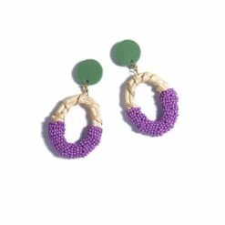 Shiraleah Gabrielle Earrings, Lavender Default Title