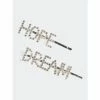 Shiraleah Assorted Set Of 2 Dream/Hope Hair Pins Default Title