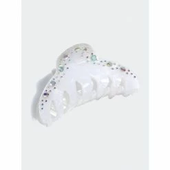 Shiraleah Rhinestone Claw Clip - Ivory Hair Default Title
