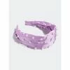 Shiraleah Pearl Wide Headband, Lilac Hair