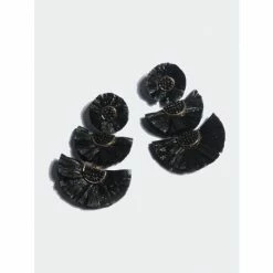 Shiraleah Gaetana Earrings, Black