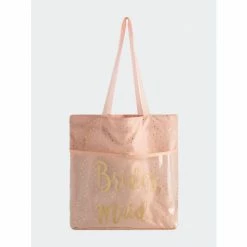 Shiraleah Bridesmaid Tote And Flip-Flop Set Accessories Blush -Shiraleah Shop unnamed file 959