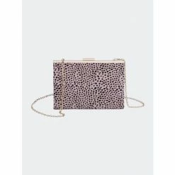 Shiraleah Harding Frame Clutch, Pink Handbags