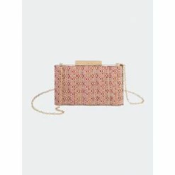 Shiraleah Nicola Minaudiere Handbag, Pink Handbags